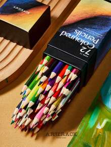 12/24/48/72/120/160 Colors Oil-Based Colored Pencil Set, Suitable For Adult Coloring Books, Artist Painting, Sketching, DIY Crafts, Back To School Supplies, And Gifts For Friends - Multicolor - View 1