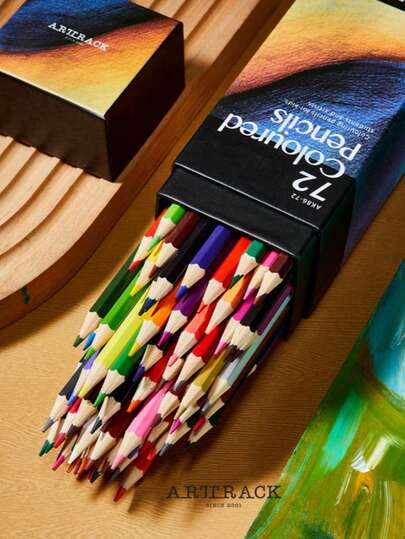 12/24/48/72/120/160 Colors Oily Art Colored Pencils Set For Adult Coloring Books Artist Drawing Sketching Crafting,Back To School Stationery Supplies Gifts For Students Friends
