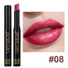 SAM SUGAR 六色斜面珠光唇膏，旋转斜面设计，持久防水防晕染，舞台妆必备，持久妆效，精美礼品 - 彩色 - 查看 7