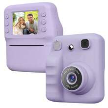 Appareil photo selfie instantané pour enfants, caméra numérique HD 1080P, appareil photo instantané multifonction avec cadres amusants et filtres de couleur, délai de prise de vue de 3s/5s/10s, cadeau de Noël et d'anniversaire pour les enfants de 3 à 12 ans, cadeau de rentrée scolaire - A29 - Voir 17