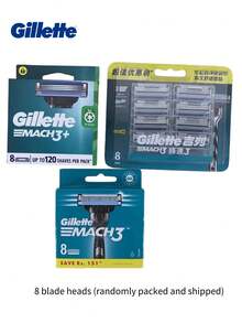 Gillette Mach3 Razor For Men 1 Knife Holder 4 Blades As A Gift For Boyfriend - Multicolor - View 13