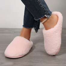 Slippers For Women Ladies House Shoes Soft Plush Memory Foam Slippers Warm Fuzzy Fluffy Bedroom Slippers Fall Winter Shoes Cotton Fuzzy Slippers Indoor House - 粉色 - 查看 6