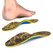 EVA Insoles With Perforations, Arch Support - Shock-Absorbing And Comfortable Lining For Running And Hiking, Yellow Design Conforms To Body Curves To Enhance Stability And Cushioning, Hiking Gear | Athletic Style | Flexible Material, Hiking Accessories - Multicolor - View 7