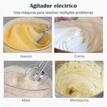 LÈRFM Hand Mixer, Food Mixer, Egg Beater, Dough Mixer, Household Mixer, Kitchen Baker - Black - View 5