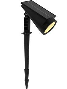 Foco solar moderno e impermeable para exteriores, luces solares de jardín con iluminación LED para paisaje