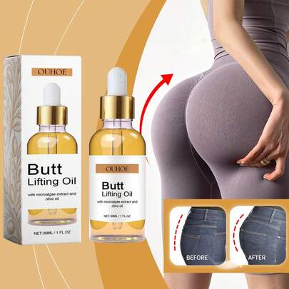 Buttock Care Oil, Lifting, Firming, Moisturizing And Elasticizing Massage Oil