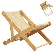 Cat Lounger, 2 In 1 Foldable Cat Sisal Chair For Indoor And Outdoor, 4 Position Adjustable Hammock, Beach Chair, Pet Sisal Mattress, Removable Blanket, Wear Resistant Won't Lose Crumbs, Suitable For Small And Medium Cats - 彩色 - 查看 7