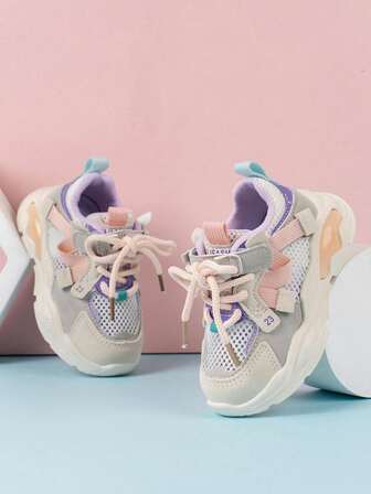 New Girls' Breathable Non-Slip Soft Sole Comfortable Versatile Sneakers, Spring/Summer