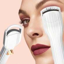 GSYY Essional Rechargeable Electric Heated Eyelash Curler With 2 Heat Modes For Wen Girls Fast Heating In 8 Seconds USB Type-C Charging Wh Design Ideal For Daily Makeup Routine And Travel Use - 白色 - 查看 2