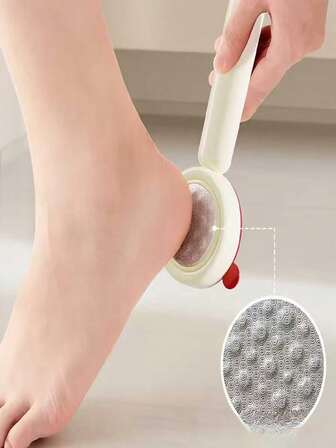 Home Life, 1 Piece, Heel Peeling Foot Grinder Multifunctional Foot Seam Cleaning Brush, Creative Design, Made Of High-Quality Plastic Material, Used For The Four Seasons, Suitable For Men And Women, Daily Necessities