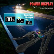 1PC LED Bike Bicycle Light Type-C Rechargeable Road Bike Front Back Headlight Lamp Flashlight Cycling Light Cycling Accessories - Multicolor - View 3