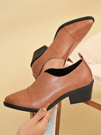 New Casual Comfortable Versatile Slip-On Elastic Women's British Style Business/Commute/Office/Holiday Loafers