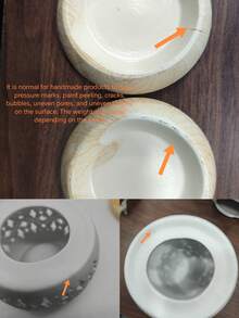 Large Hollow Coin Shaped Aroma Diffuser, Home Decor Fragrance Burner, Holiday Gift