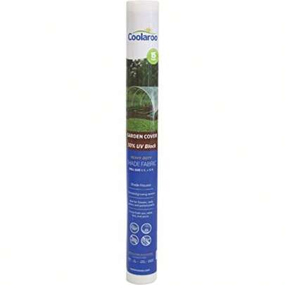 COOLAROO 50% UV Block Shade Cloth Fabric Roll For Garden And Greenhouse 6' X 15' White
