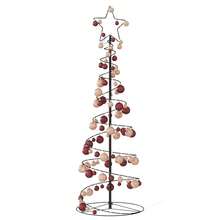 LED Christmas Tree With Baubles 100 LEDs Warm White 150 Cm - Multicolor - View 6