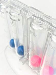 Espirómetro De Incentivo 5000 Ml Ejercitador Pulmonar - Blanco - Ver 9