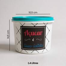 Kitchen Supplies Set Kit ECONOMIC LINE - 5 Supplies + 4 Square Jars 500 ML TPW Line - 薄荷藍TPW - 查看 6