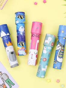 10 piezas de juguetes de caleidoscopio - Colores vibrantes, patrones diversos, adecuados para fiestas de cumpleaños y recompensas, juguetes visuales interesantes - Multicolor - Ver 7