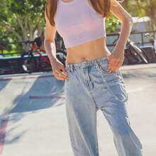 Waist Chain Heavy Duty Metal Keychain Punk Wallet Chain Hip Hop Keyholder Round Clasp Goth Keyring - Bạc + Thời trang - Xem 4