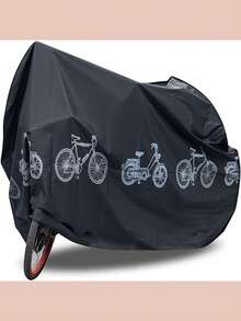 Heavy Duty Bicycle/Electric Bicycle/Motorcycle Cover - All-Weather Protection, Easy To Clean, The Best Choice For Garages, Suitable For Most Bicycles, Motorcycles, Mountain Bikes, Scooters, And Outdoor Equipment - Multicolor - View 4