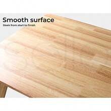 Dining Table Coffee Tables Industrial Wooden Kitchen Modern Natural Oak - As Pic - View 7