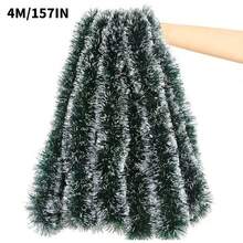 2025 高级户外圣诞装饰花环，绿色圣诞藤蔓，适用于圣诞树装饰，全天候塑料材质，防风防雪，易于悬挂，奢华户外圣诞装饰，圣诞庭院装饰，圣诞派对节日装饰 - 彩色 - 查看 12