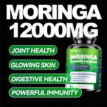 MEGNETA Moringa Capsules - 12000mg Pure Moringa Powder, Rich In Antioxidant, Energy, Light Beige Health, Gut Health, Immune, 60 Capsules - Ba chai - Lựa chọn tốt nhất - Xem 3