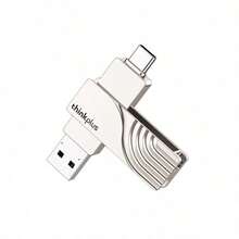 Lenovo TPCU301 High-Speed USB Flash Drive, Compatible With Mobile Phones And Computers, Compact And Lightweight For Easy Portability, Waterproof And Shockproof Design, Stable Performance, Pearl Nickel Finish. - Pearl Nickel - View 10