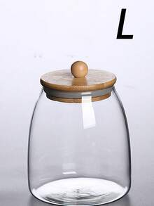 High Borosilicate Glass Sealed Jar For Sugar, Creamer, Tea, Snacks, Condiments,Table Decoration For Weddings And Festivals,Kitchen,Christmas Gift,School Supplies,Coffee Beans With Wide Applications In Restaurant, Kitchen, Hotel,Kitchen,Christmas Gift,School Supplies