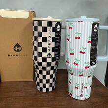 40 Oz Outdoor Sports Water Cup Bottle Stainless Steel Vacuumhydrojug Insulated Cup With Lid And Straw Suitable For Water, Iced Tea Or Coffee. New Product - Multicolor - View 3