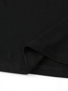 Camiseta Temática de la Mejor Mamá del Mundo de las Mujeres - Decoración de Corazón y Eslogan, Manga Corta Casual, Rosa-Blanco, Cálida y Elegante, Top Diario para Mamá - Negro - Ver 4