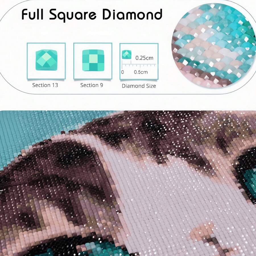 定制钻石画肖像，情侣接吻照片定制5D钻石画，个性化钻石刺绣艺术品，DIY宠物肖像礼物，送给朋友的墙面装饰，母亲节礼物