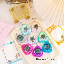 1个/3个/5个迷你三角饭团宠物玩具，多种游戏模式，包含宠物装置和钥匙扣，儿童益智休闲挂件玩具，多种宠物可选，多种宠物养成模式，适合背包装饰、生日礼物、奖励、车钥匙装饰 - 彩色 - 查看 11