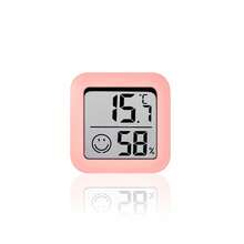 1 szt. Termometr wewnętrzny z higrometrem i cyfrowym monitorem temperatury i wilgotności w pomieszczeniu z uśmiechniętą twarzą, z funkcją pomiaru wilgotności i temperatury, szybkie odświeżanie, funkcja °C/°F, odpowiedni do domu, biura, sypialni, obsługa, miernik wilgotności, kontrola środowiska wewnętrznego, modny design, kompaktowy czujnik, konstrukcja, precyzyjny czujnik, monitor wilgotności, śledzenie klimatu, dbanie o komfort w domu, idealny do przytulnej atmosfery w sypialni - Wielokolorowe - Zobacz 6
