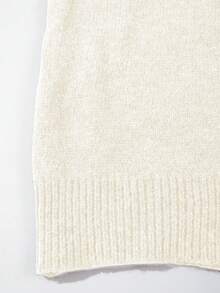 ANDREILEE 男士休闲宽松纯色复古风商务通勤百搭V领纽扣罗纹长袖开衫毛衣，秋冬款 - 杏色 - 查看 7