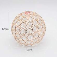E27 Crystal Pendant Light Shade, Minimalist European Style Candle Chandelier Decorative Lamp Shade - Multicolor - View 10