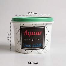 Kitchen Supplies Set Kit ECONOMIC LINE - 5 Supplies + 4 Square Jars 500 ML TPW Line - TPW Xanh Bạc Hà - Xem 6