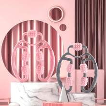 Home Use Massage Fitness Massager - 5 Wheel Ring Leg Massage Roller For Muscle Relaxation, Calf Muscle Massager, Yoga Leg Slimming Device, Muscle Relaxation Massage Roller, Yoga Fitness Equipment - Multicolor - View 11