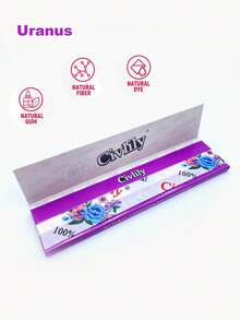 1Booklet Rolling Paper,Kingsize 110mm Ultra-Thin Natural Slow Burning, Planet Series Cigarette Papers: Moon, Jupiter Smoking Accessories, Smokers' Gifts, Household Gadgets, Holiday Gifts, Birthday Gifts,Christmas Gifts,Christmas Decoration - Colorful - View 9