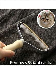 1件装宠物猫狗毛发清洁去除刷剃须工具，衣物毛发去除器，易于清洁且适用于多种表面，2025年圣诞礼物送给宠物爱好者 - 彩色 - 查看 8