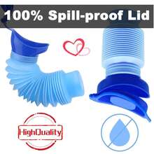 Portable Unisex Urinal Kit 750ml + Female Urinal For Peeing In P - Blue - View 7
