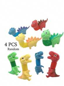 新款时尚玩具，感官玩具，适合男孩和女孩，独特的恐龙陀螺玩具，旅行玩具，有助于缓解压力和焦虑，课堂和派对礼物，儿童派对玩具，儿童男孩玩具，儿童女孩玩具，玩具，儿童玩具，男孩玩具 - 彩色 - 查看 7