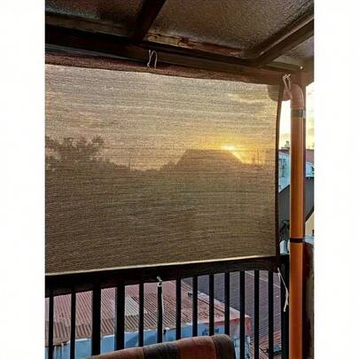 Roof Garden Shading Net - Coffee Color - Drainage Design To Prevent Waterlogging