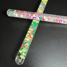 1 Peça Brinquedo Sensorial Bastão Luminoso/Brinquedo Anti-Estresse/Bastão Luminoso ABC/Brinquedo de Terapia de Relaxamento Líquido/Brinquedo Criativo para Adolescentes, Cor Aleatória - Multicolorido - Visão 9