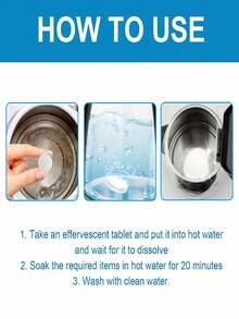 Multi-Purpose Kettle Cleaning Tablets, Convenient Effervescent Tablets, Suitable For Daily Household Limescale Removal In Various Kettles. An Excellent Gift Choice For Family, Friends Or As A Holiday/Christmas Present (Random Shipment Of New And Old Models). - Multicolor - View 7