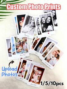 1/3/5pcs Custom Photo Printing Paper, DIY Handmade Photo Album Materials, Mobile Phone Photo Printing, Commemorative Album Making, Photo Printing Paper Sets, Baby Growth Records, Travel Memory Books, Personalized Custom Printing, Mini Photo Printers, Student Journal Tools, DIY Gifts For Best Friends, Couple Souvenir Making, Party Supplies, Creative Gift Customization, Birthday Party Souvenirs