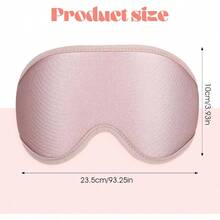 Sleep, 3D Contoured Eye With Adjustable Strap Blackout Eye Covers No Eyes Pressure Soft Comfort Eyes Shade Cover Breathable Night Molded Masks Women Men Traveling Yoga - 粉色 - 查看 2