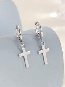 Hihho 十字架吊坠耳环
