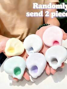 Handcrafted And Fun Style: Handcrafted Moldable Mochi Wet Soft - Super Soft Fiddler Balls With A Loud Squeaking Sound, Stress-Relieving Adult Pinching - Multicolor - View 11