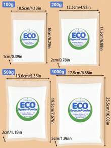 1000克/500克/200克高密度石膏粉，适用于DIY家居艺术、雕塑模具、花瓶制作、家居装饰等。 - Plaster Powder - 查看 2